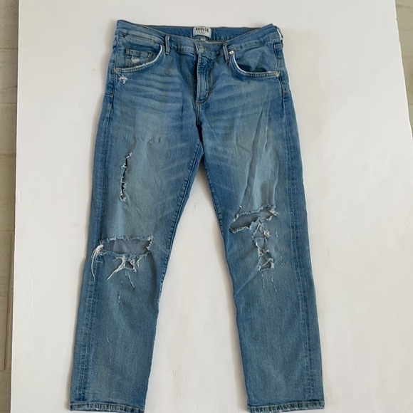 AGOLDE Isabel Ankle slim boyfriend dreamer jeans - Picture 2 of 8